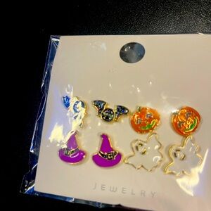 Halloween Themed Earrings Set